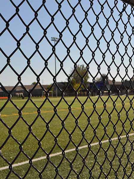 Chain link fence